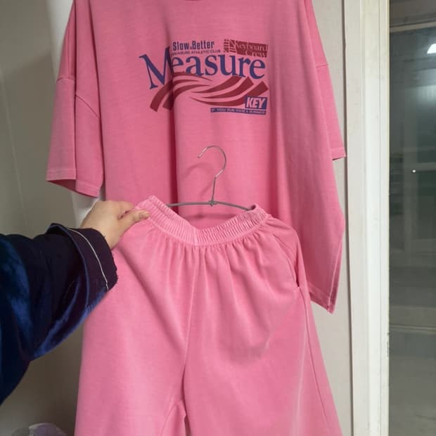 반팔 트레이닝 세트