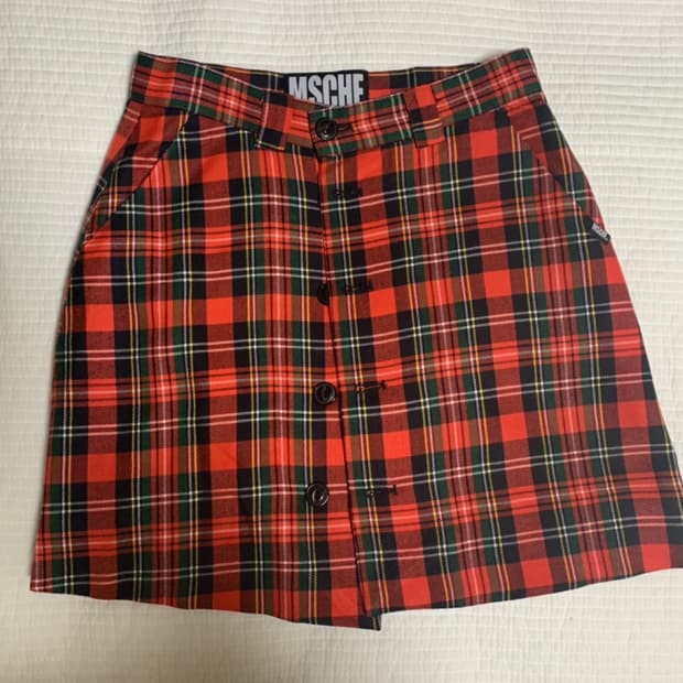 미스치프 버튼스커트 s