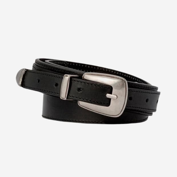 Lemaire Minimal Western Belt Cow Leather