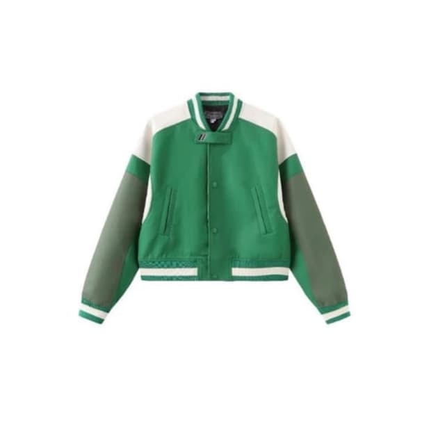 우마미즘 22 fw 레더 바시티자켓