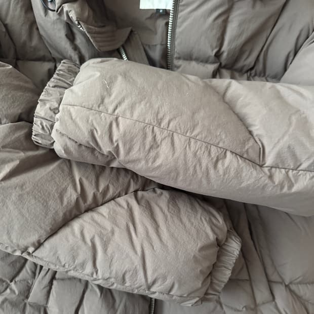 비긴202 헤비 다운점퍼 패딩 브라운