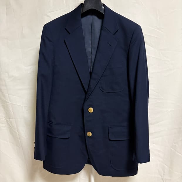 제이프레스 3 roll 2 금장 블레이저 자켓 / 네이비, S