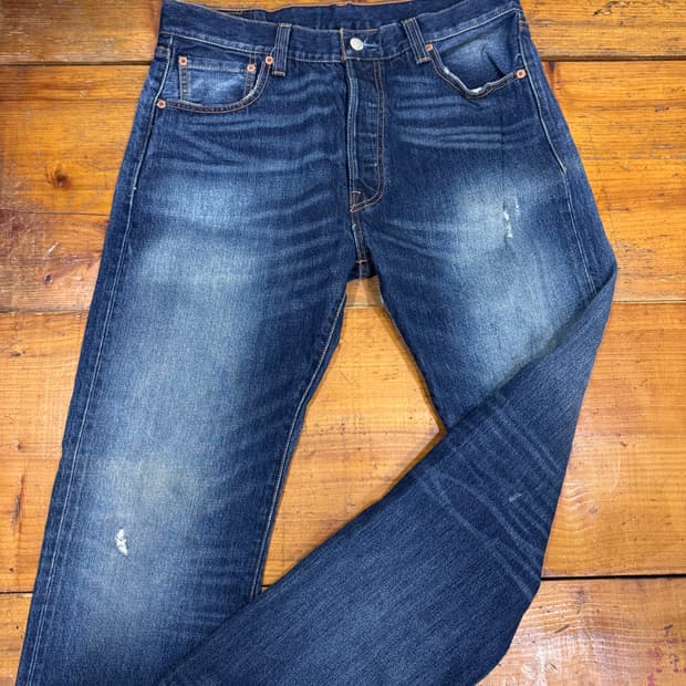 리바이스 501 진청 허리34