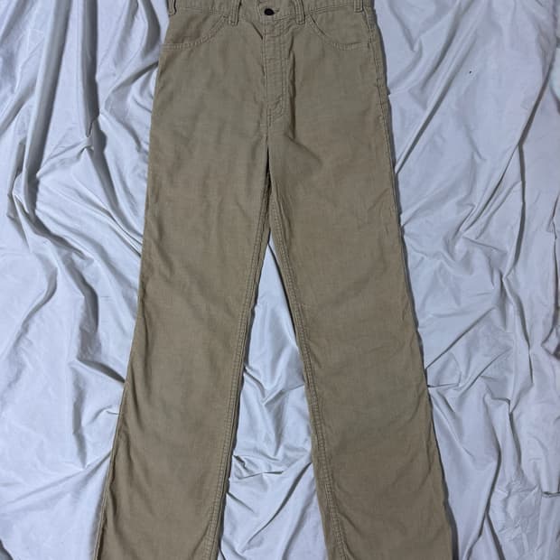 70s usa 리바이스 movin on 코듀로이 플레어 팬츠 웨스턴 히피