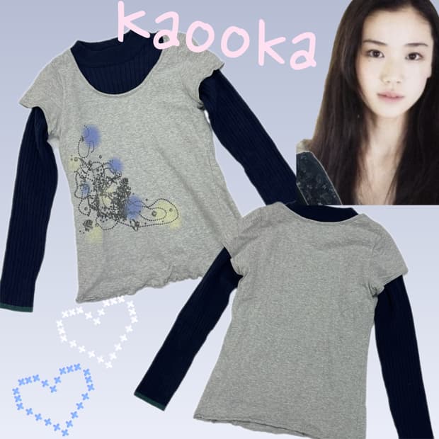 🎨하구미의 작업실 코디세트🎨 반팔 레이어드 그런지 에스닉 티티카카