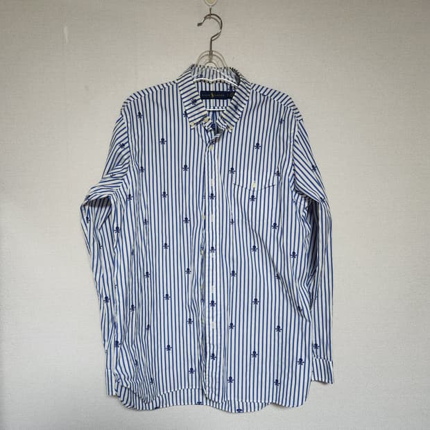 폴로랄프로렌 해골 자수 남방 LG