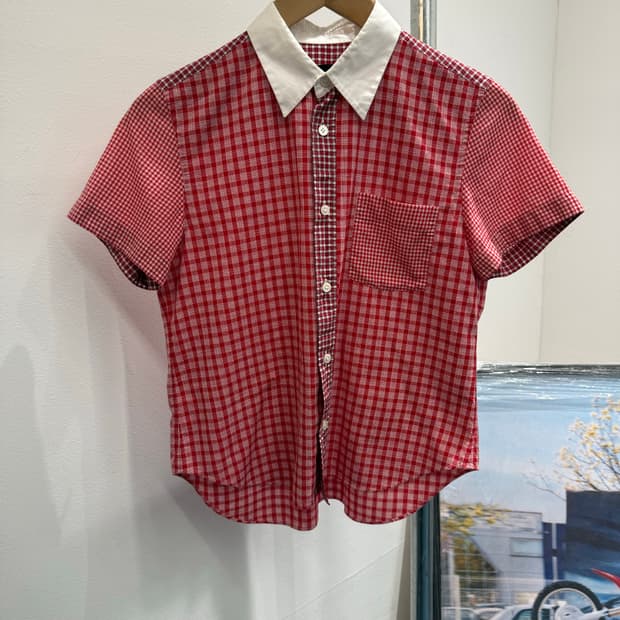 꼼데가르송 트리콧 반팔셔츠