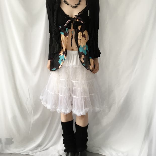 Pattern point sleeveless