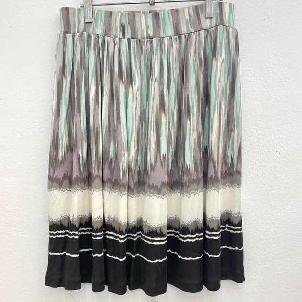 Ash Mint Mist Midi Skirt