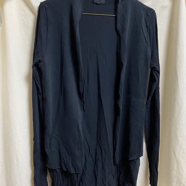 톰 크롬 드레이프 가디건