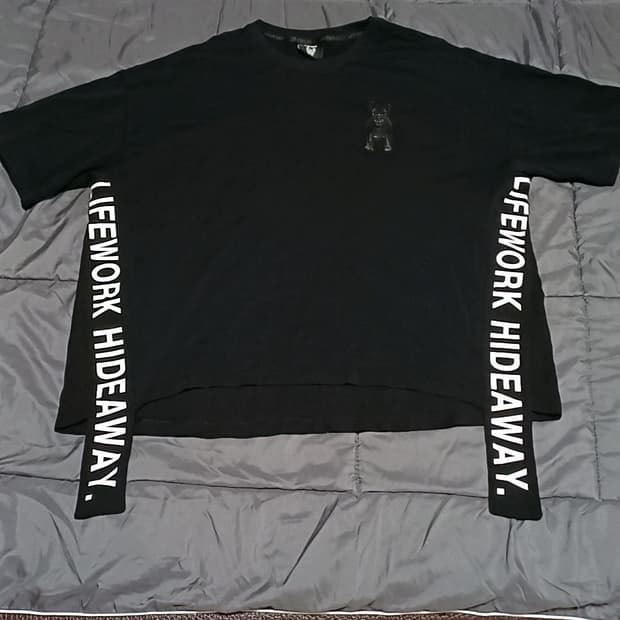 라이프워크 오버핏반팔 F 여성99가능 가슴67 기장71