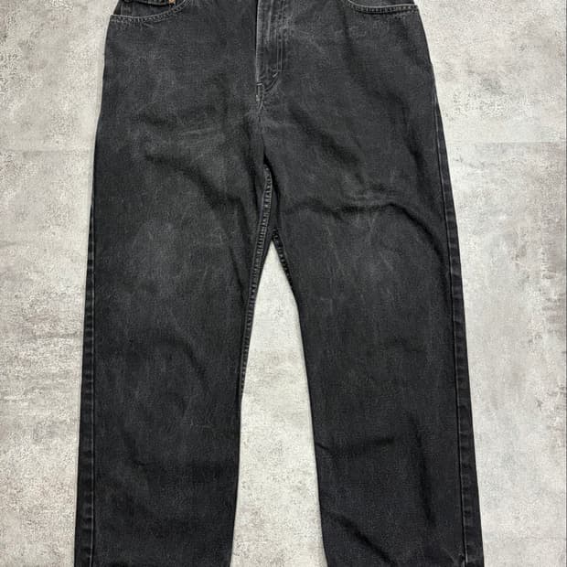 00s 리바이스 Levis 505 블랙 데님 팬츠