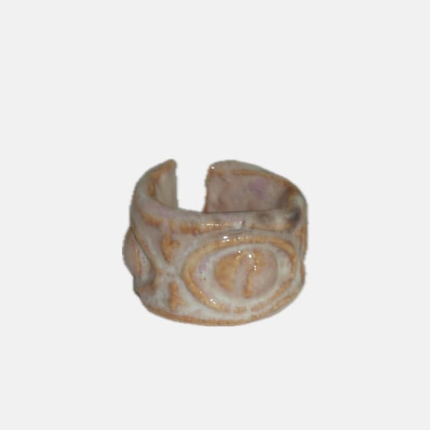 Handmade ceramic ring