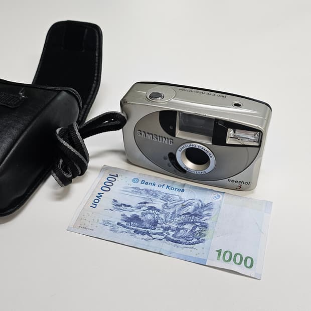 작례O P&S 입문 추천 삼성 프리샷 3 필름카메라 빈티지 필카