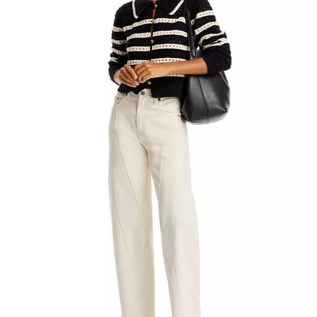 마시모두띠 코튼 스트라이프 가디건 M사이즈