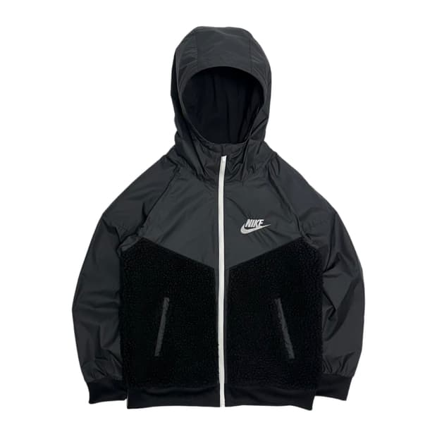나이키 쉐르파 윈드러너 배색 바람막이