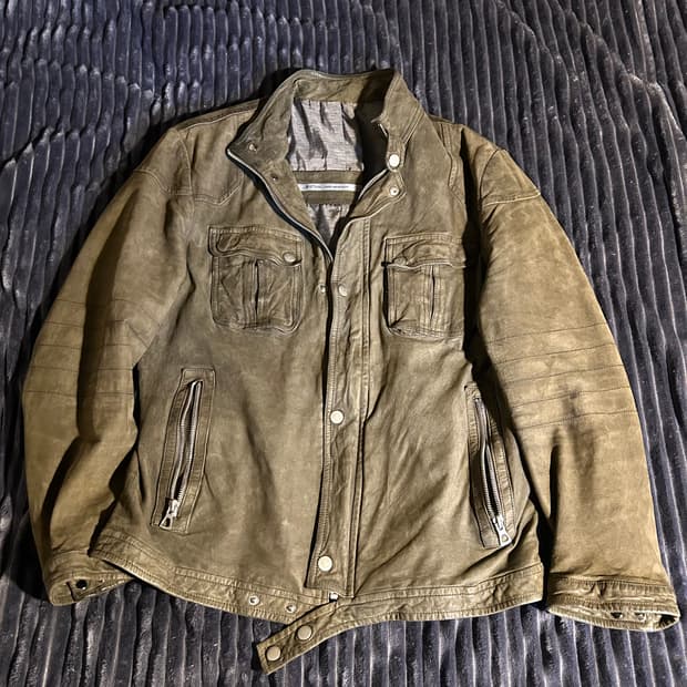 Series Sheep Skin Biker Jacket