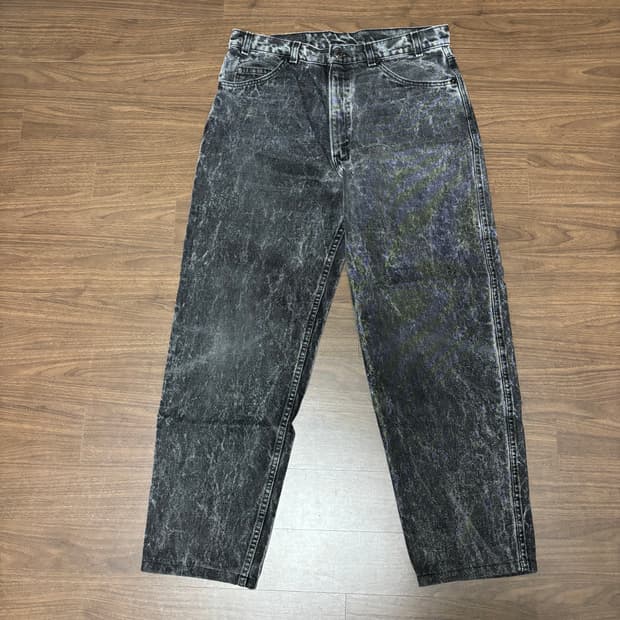 빈티지 80s USA 리바이스 550 블랙진 31