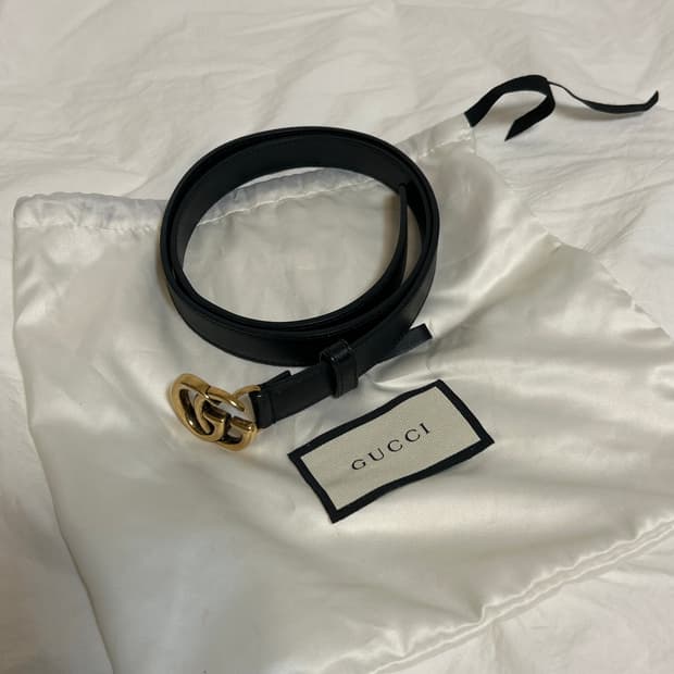 구찌 마몬트 벨트 여성용 2cm