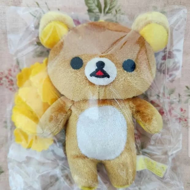 리락쿠마 은행잎 인형 빈티지