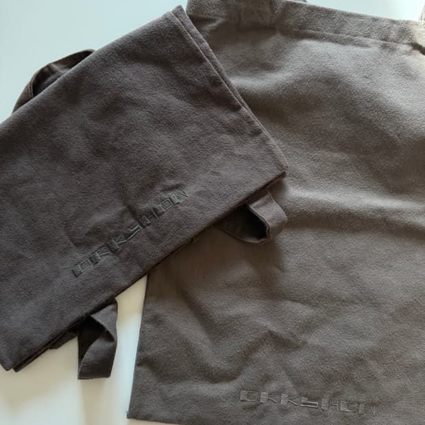 릭오웬스 다크쉐도우 더스트백