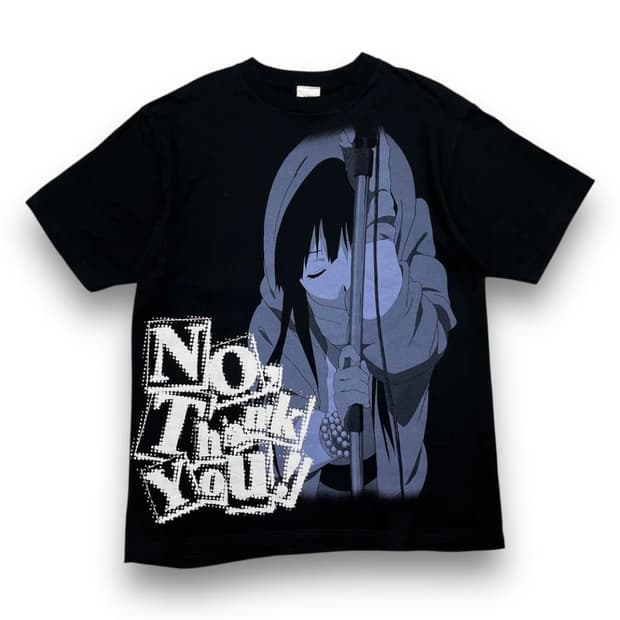 K-on 아키야마 미오 걸 프린팅 아트 반팔 티셔츠