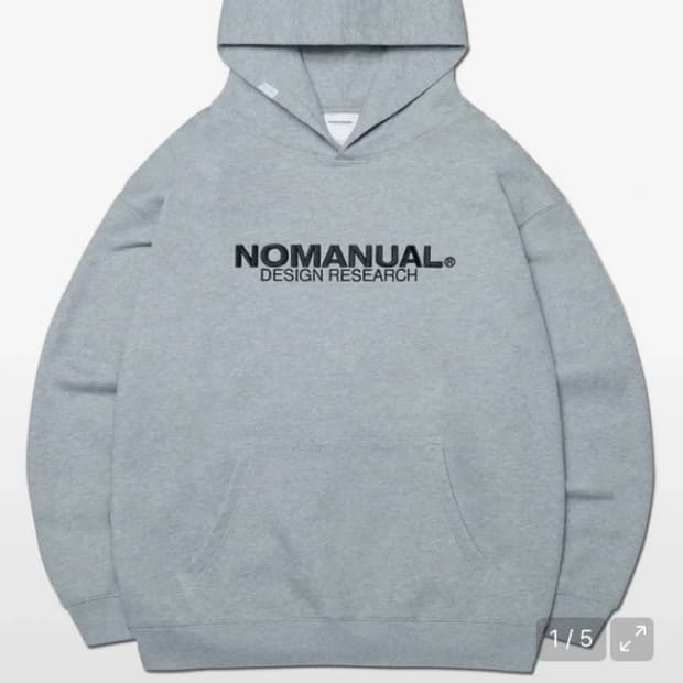 노매뉴얼 후드티 M