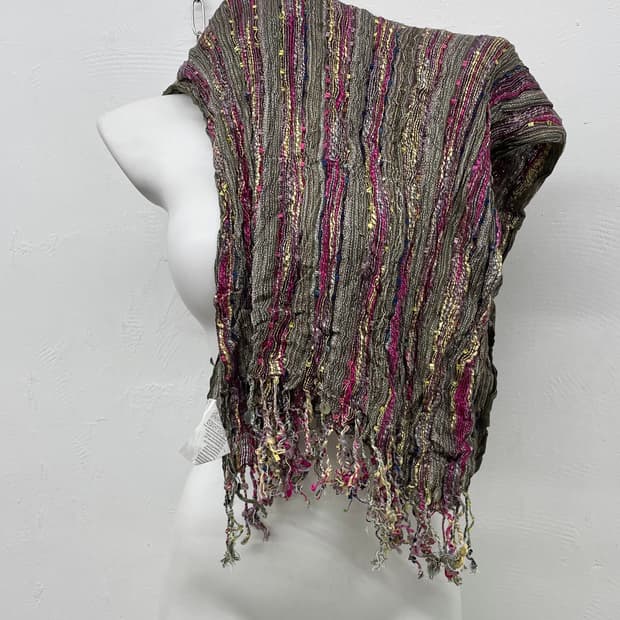 히피 에스닉 글리터 수술 머플러 