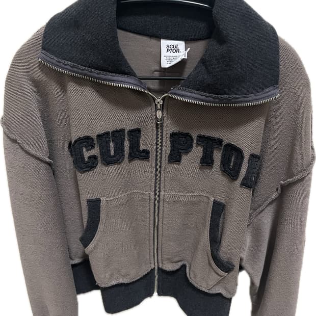 inside out zip up ash reverse