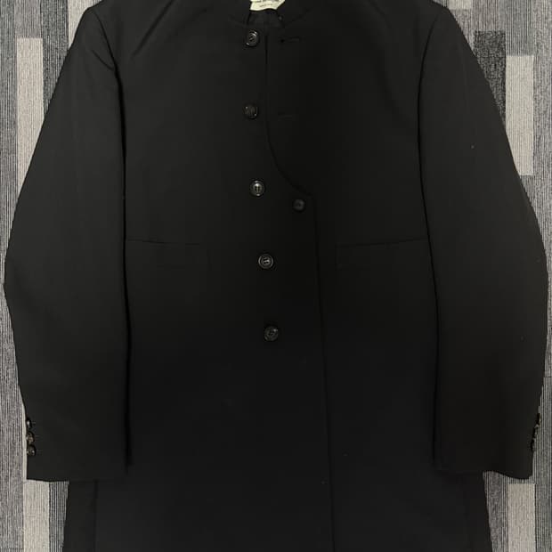 꼼데가르송 테일러드 스탠드 카라 코트