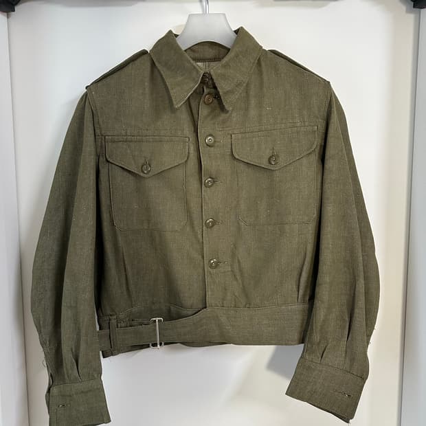 오리지날 50s데드스탁 영국군 데님 배틀드레스