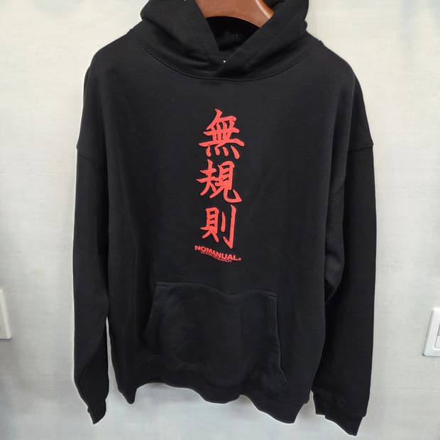 노매뉴얼 n.r 후드티 L