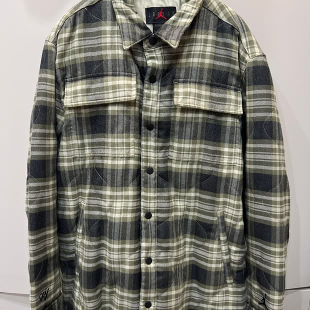 (M, 95) 조던 와이 낫 셔츠 자켓 스톤