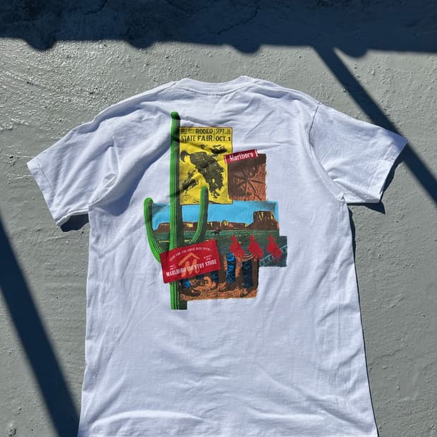 Deadstock) 90s marlboro 빈티지 말보로 캑터스 티셔츠