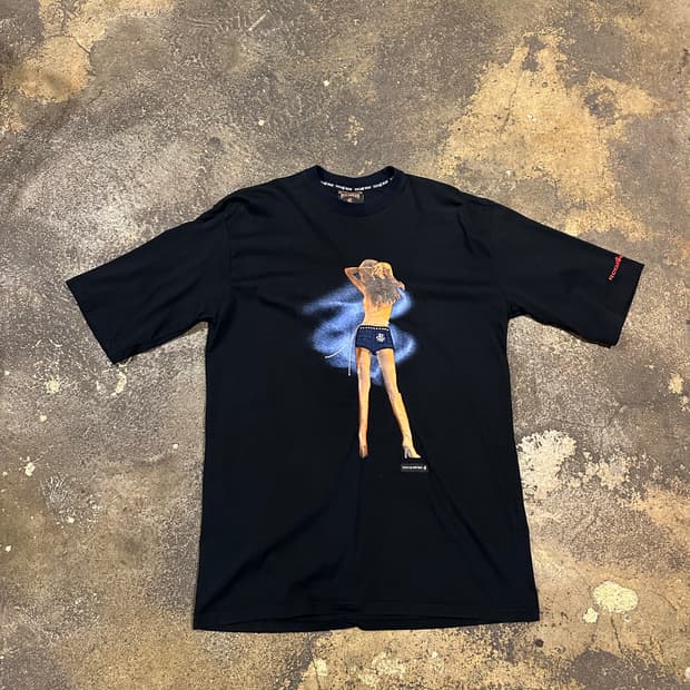 빈티지 00s 로카웨어 힙합 티셔츠 