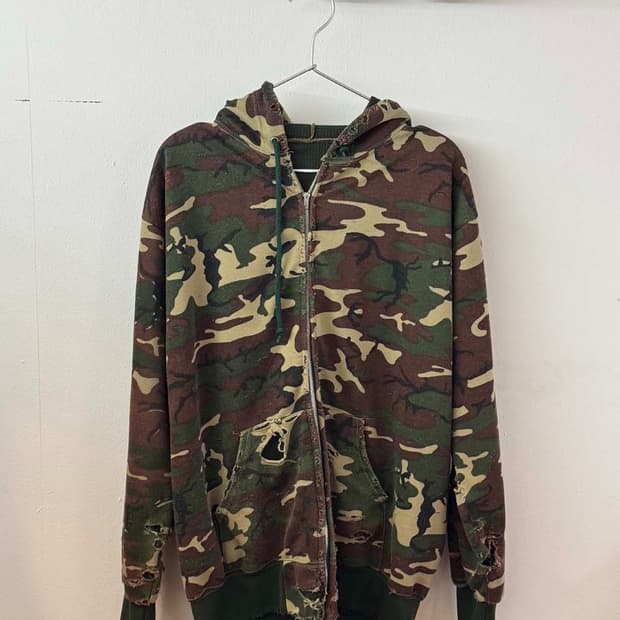 DIDER WEAR 디트로이트 70년대 보온안감 카모 파카