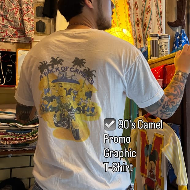 1990 Camel Promo Graphic T-Shirt