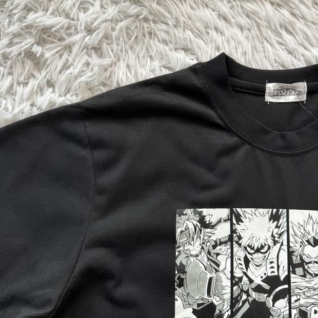 HERO 나의히어로아카데미아 반팔 애니 반팔티 새상품 셋업 L 100