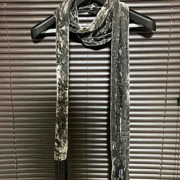  넘버나인 비즈 프린지 벨벳 스트롤(머플러)