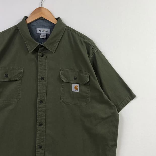 Xxl 칼하트 카키 워크 셔츠