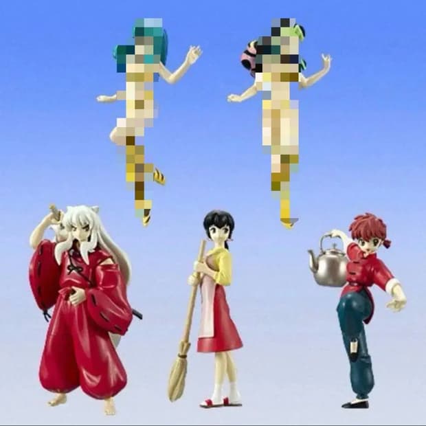 극레어/미개봉/개당) 타카하시 루미코 피규어 3종 란마 이누야샤 메종일각