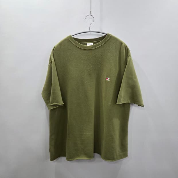 챔피온 스몰로고 자수 티셔츠 XS