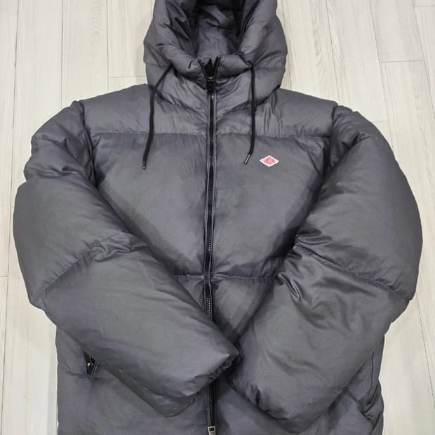 DANTON 단톤 후드 다운 패딩 그레이 M 사이즈  구스 9:1  상태