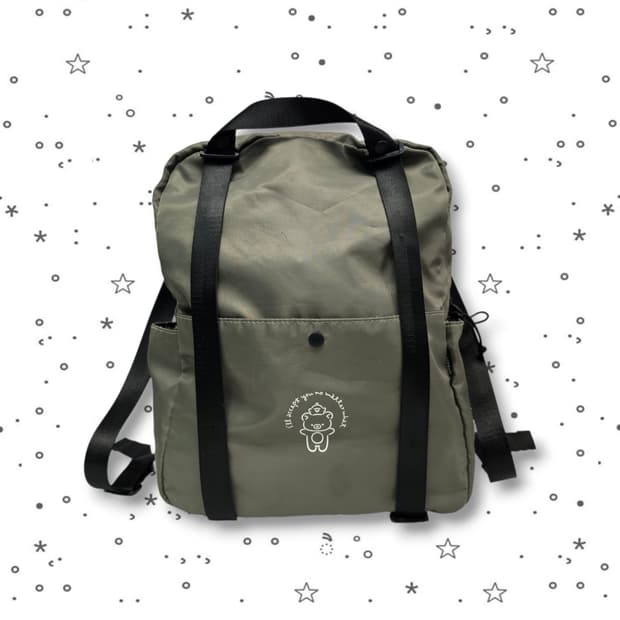 Rilakkuma 리락쿠마 스토어 3WAY 카키 가방