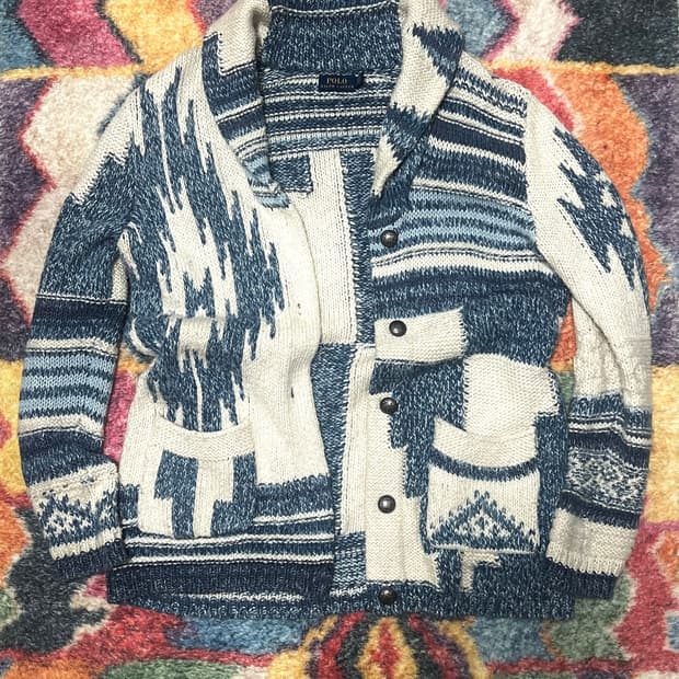폴로랄프로렌 나바호 니트 가디건 