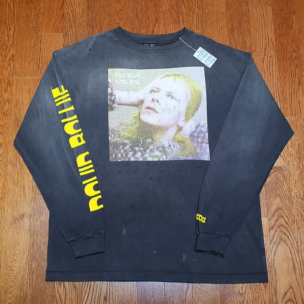 [XL] 세인트미카엘 x 데이비드보위 롱슬리브 블랙 새제품