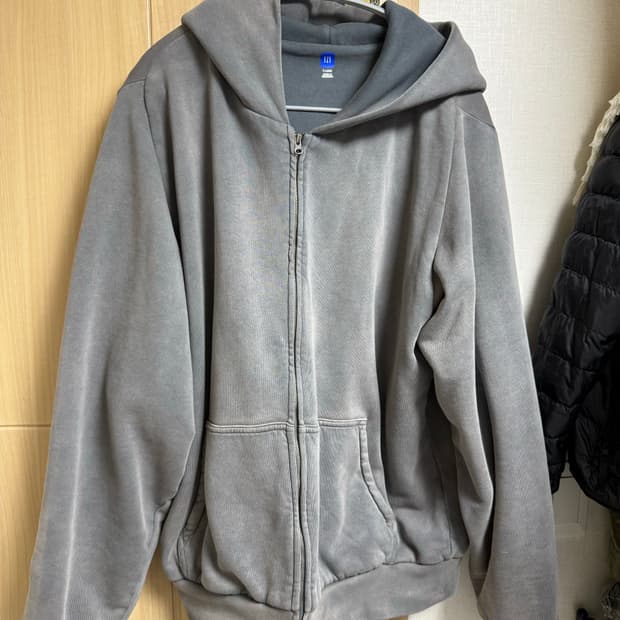 [XL] 이지갭 후드집업 포에틱 그레이