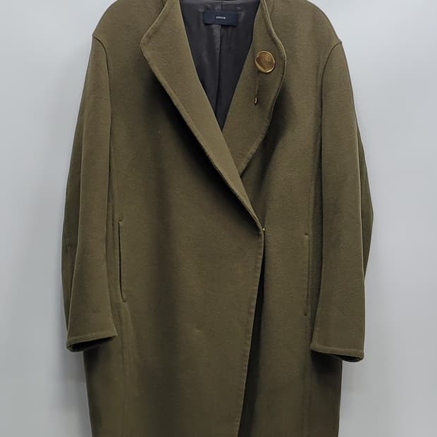 SYSTEM 시스템 핸드메이드 양모 캐시미어 코트/여 88-98-165 