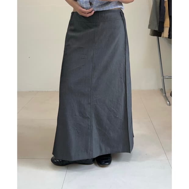 빈티지 맥시 스커트