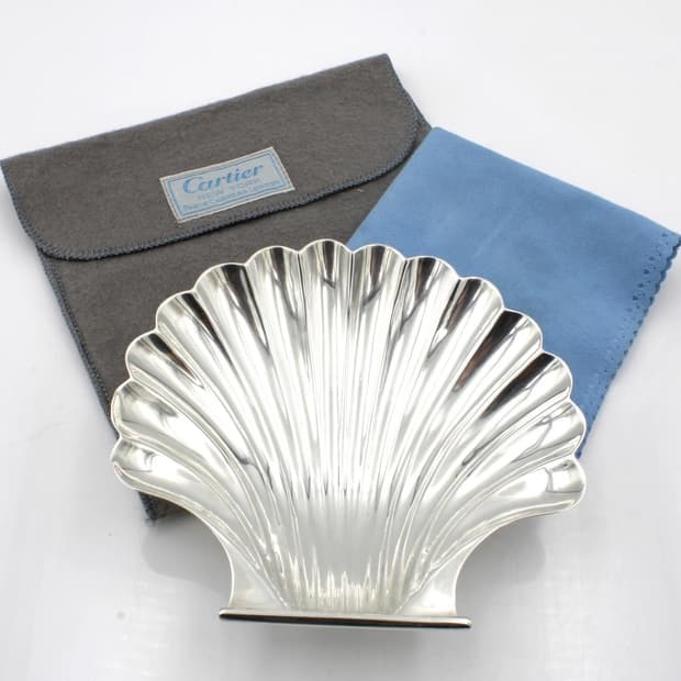 까르띠에 클램쉘 실버 악세사리 플레이트
